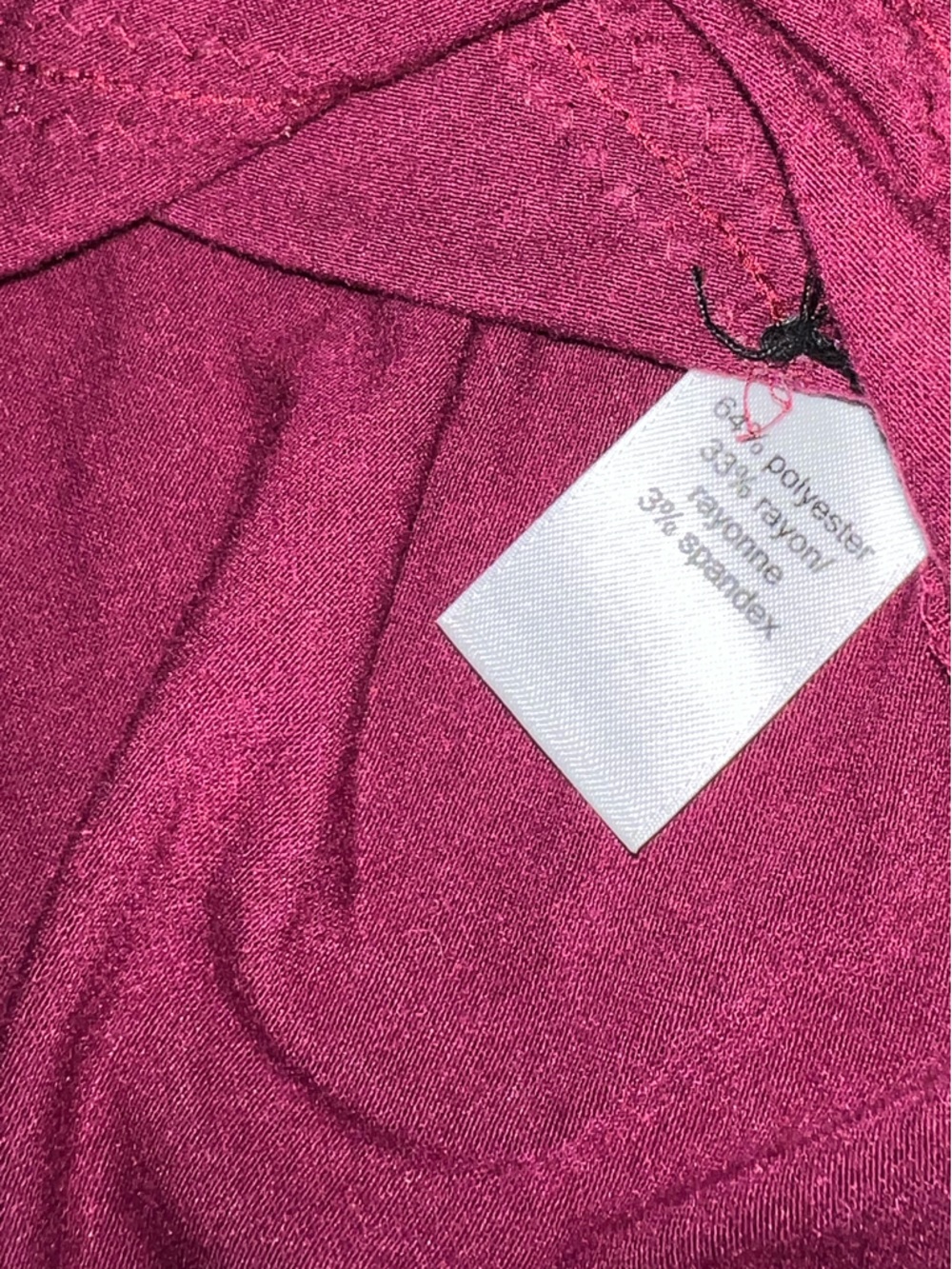 Fuchsia Y2K Sequin Pink Stripe Relax Fit Short Sleeve Lightweight Shirt Size M - Picture 8 of 8